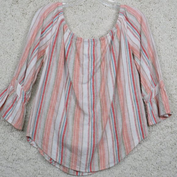 New York & Company* Women's 3/4 Sleeve Boat Neck Pullover Blouse Size Small‎ - Picture 3 of 11
